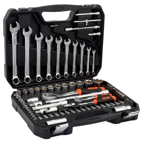 фото Набор инструментов автоdело (82 предм.) 39882 черный