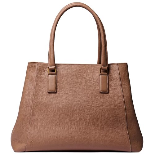 фото Женская кожаная сумка cns-coins diana (бежевый) sandstone из натуральной кожи