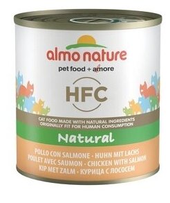 ALMO NATURE Classic HFC Cat Salmon&Chicken Консервы для кошек с Лососем и Курицей 280 г