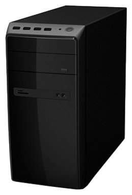 Корпус MiniTower Powerman ES726 Black PM-450ATX U2*2+U3*2+A(HD) mATX (6120259) - фото №2