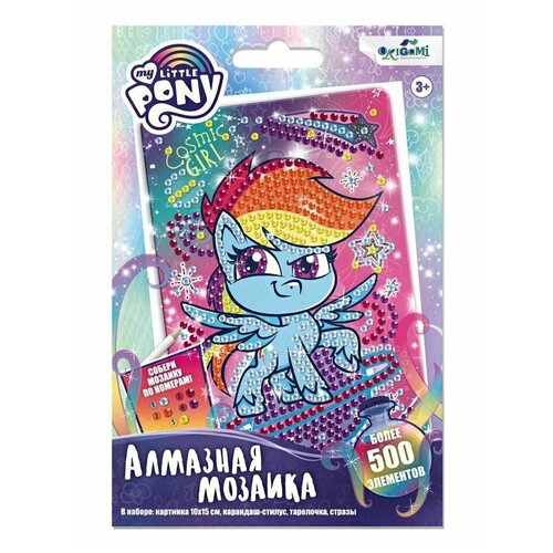 Алмазная мозаика Origami Алмазные узоры, My Little Pony, Рейнбоу Дэш (06406)