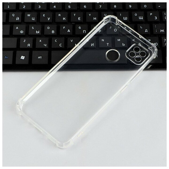 Чехол iBox для Xiaomi Redmi 9C Crystal Silicone Transparent УТ000029006 - фото №7