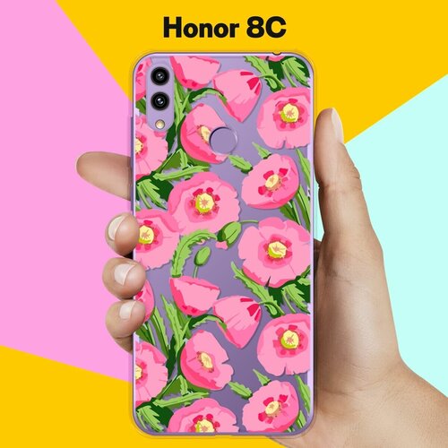 Силиконовый чехол на Honor 8С Маки / для Хонор 8Ц силиконовый чехол на honor 8с boo для хонор 8ц