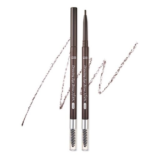 Etude Карандаш для бровей Drawing Slim Eyebrow, оттенок 1 Dark Brown