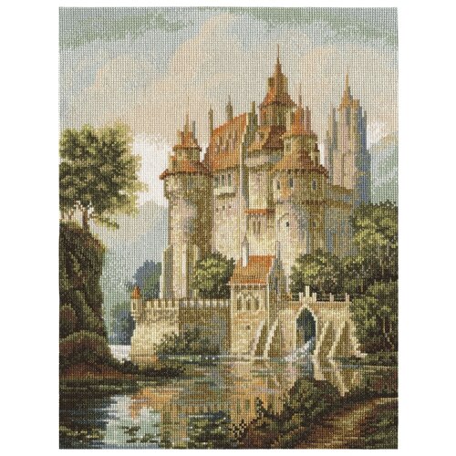 фото Panna набор для вышивания золотая серия zu-1280 замок в горах