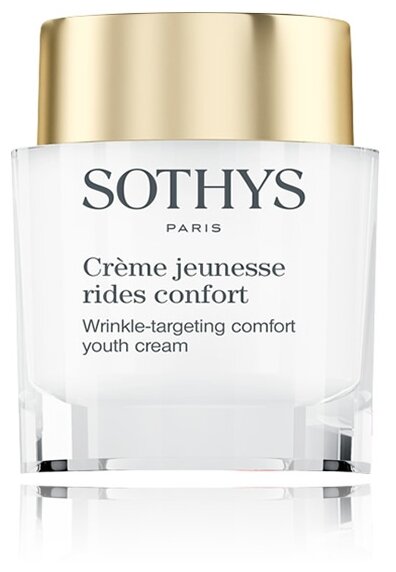 Sothys, Антивозрастной, восстанавливающий крем 30+ для коррекции морщин Wrinkle-targeting comfort youth cream, 50мл.