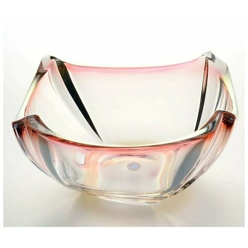 Салатник Bohemia Gold Coloseum 25 см красная