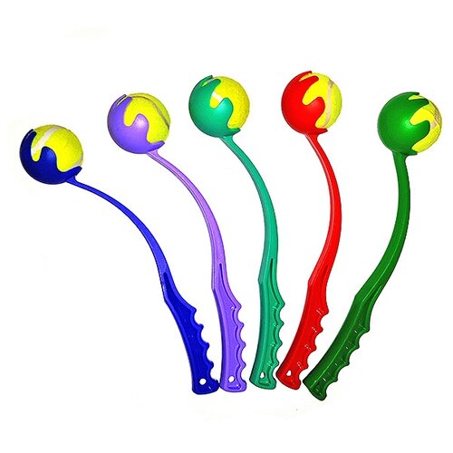 Игрушка бросатель + мяч, 1 шт, цвет в асс (игра на воздухе) арт БР01 Р94147