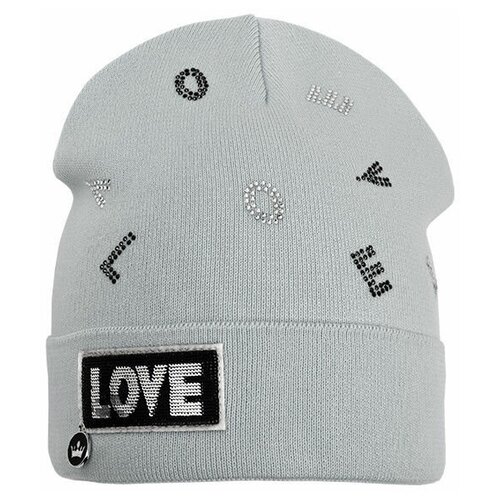 фото Шапка для девочки (размер: 52/54), арт. тодес, цвет серый mialt