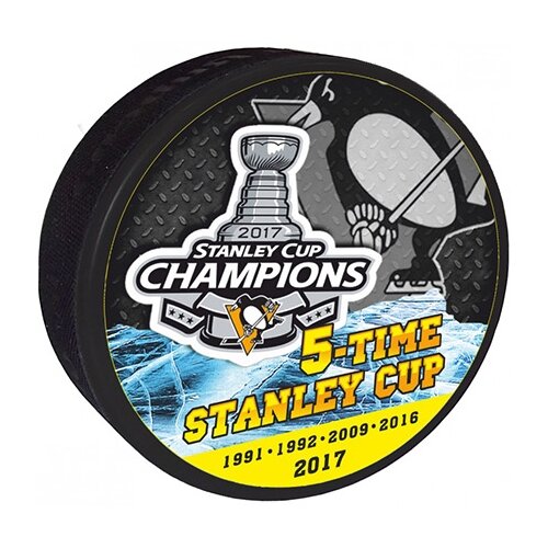 Шайба GUFEX хоккейная Pittsburgh Penguins Stanley Cup Champions 2017