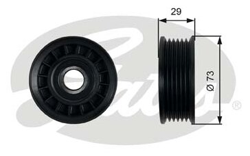 GATES ролик ремня приводного T36398