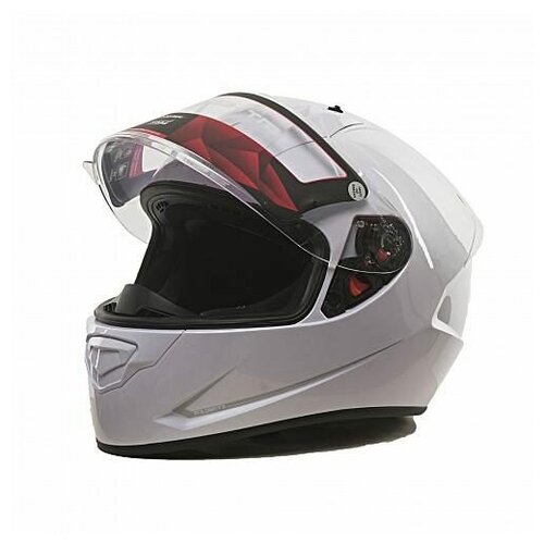 фото Шлем mt stinger solid (l, gloss pearl white) mt helmets