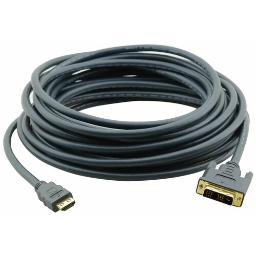 Кабель HDMI - DVI, 3м, Kramer (C-HM/DM-10) кабель hdmi dvi 4 6м kramer c hm dm 15