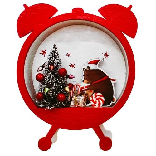 фото Новогодний набор для творчества школа талантов композиция "будильник" (4304542)