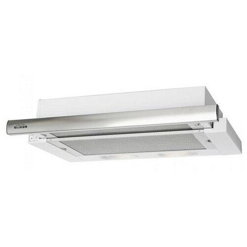 Вытяжка встраиваемая Elikor Интегра 60П-400-В2Л белыйнержавеющая сталь управление кнопочное 1 мотор 735000₽