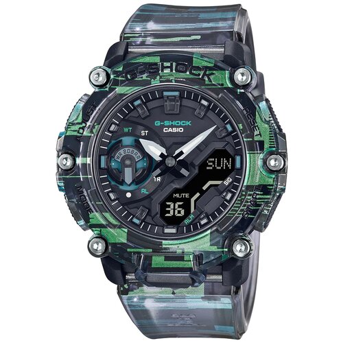 Наручные часы CASIO G-Shock GA-2200NN-1A, серебряный, серый наручные часы casio g shock черный мультиколор