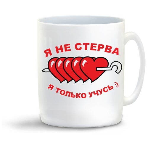 фото Кружка с приколом я не стерва я только учусь coolpodarok