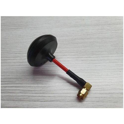 Антенна грибок черная видео передатчика приемника FPV 5.8ghz ФПВ видео 5,8G SMA, RP-SMA WiFi 2.4GHz 8dBi 11dBi