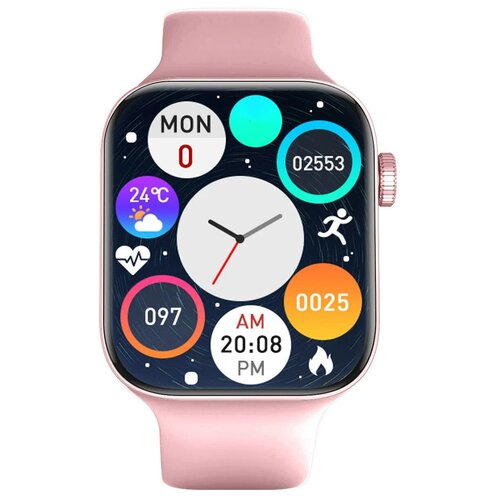 Умные часы M7 Plus Smart Watch 45мм series 7 iOSAndroid влагозащита IP 68 цвет черный 338500₽