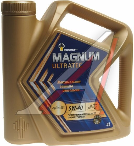 Синтетическое моторное масло Роснефть Magnum Ultratec 5W-40