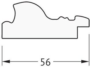 Зеркало в раме 50x70см Evoform виньетка состаренная бронза - фото №3