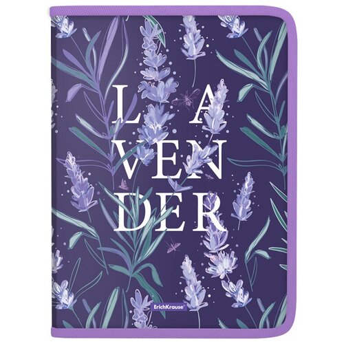 Папка для тетрадей на молнии пластиковая ErichKrause® Lavender, A4+ папка для тетрадей на молнии пластиковая erichkrause® lavender a4