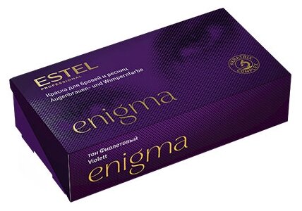 ESTEL краска для бровей и ресниц Enigma, 20 мл, фиолетовый, 20 мл