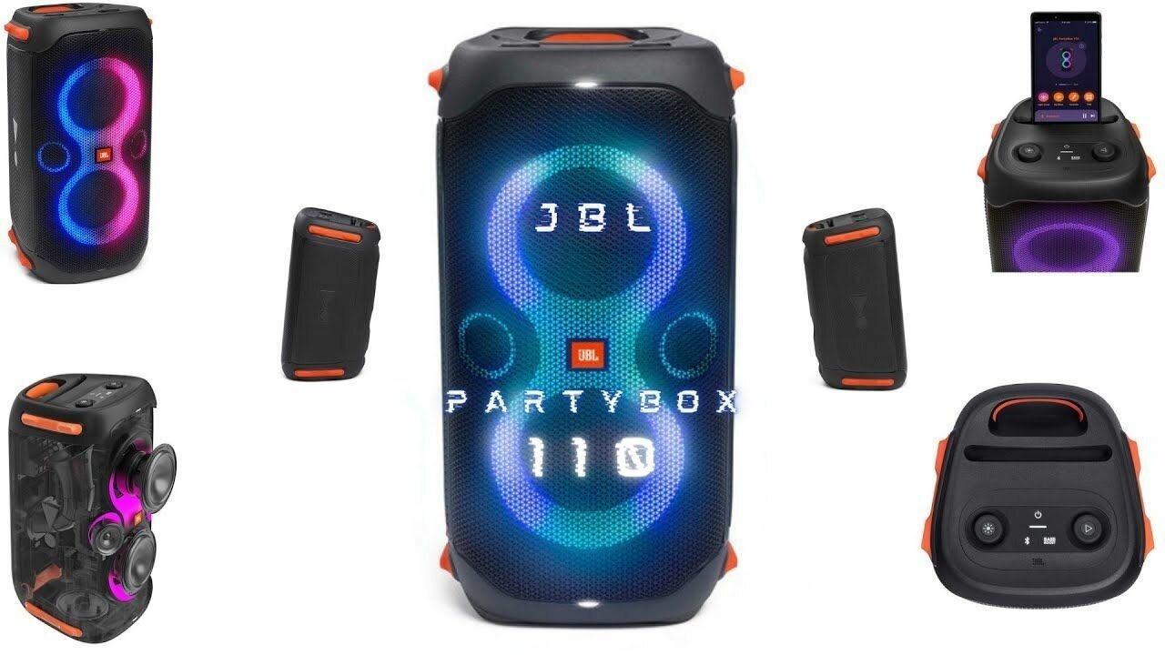 Портативная аудиосистема JBL Party Box 110 черная - фото №7