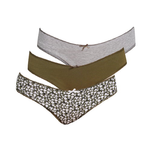 фото Твое набор трусов слипы низкой посадки, 3 шт., размер l, мультицвет