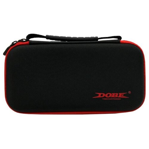 Dobe Защитный чехол Switch Lite Storage Case для консоли Nintendo Switch (TNS-19083), черный/красный, 1 шт. чехол защитный dobe storage case черный для nintendo switch lite tns 19083