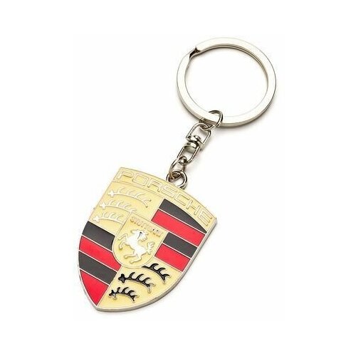 Брелок, Porsche, серебряный