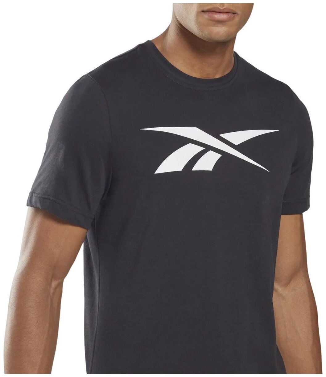 Футболка спортивная Reebok Graphic Series Vector, размер M INT, черный — фото 1