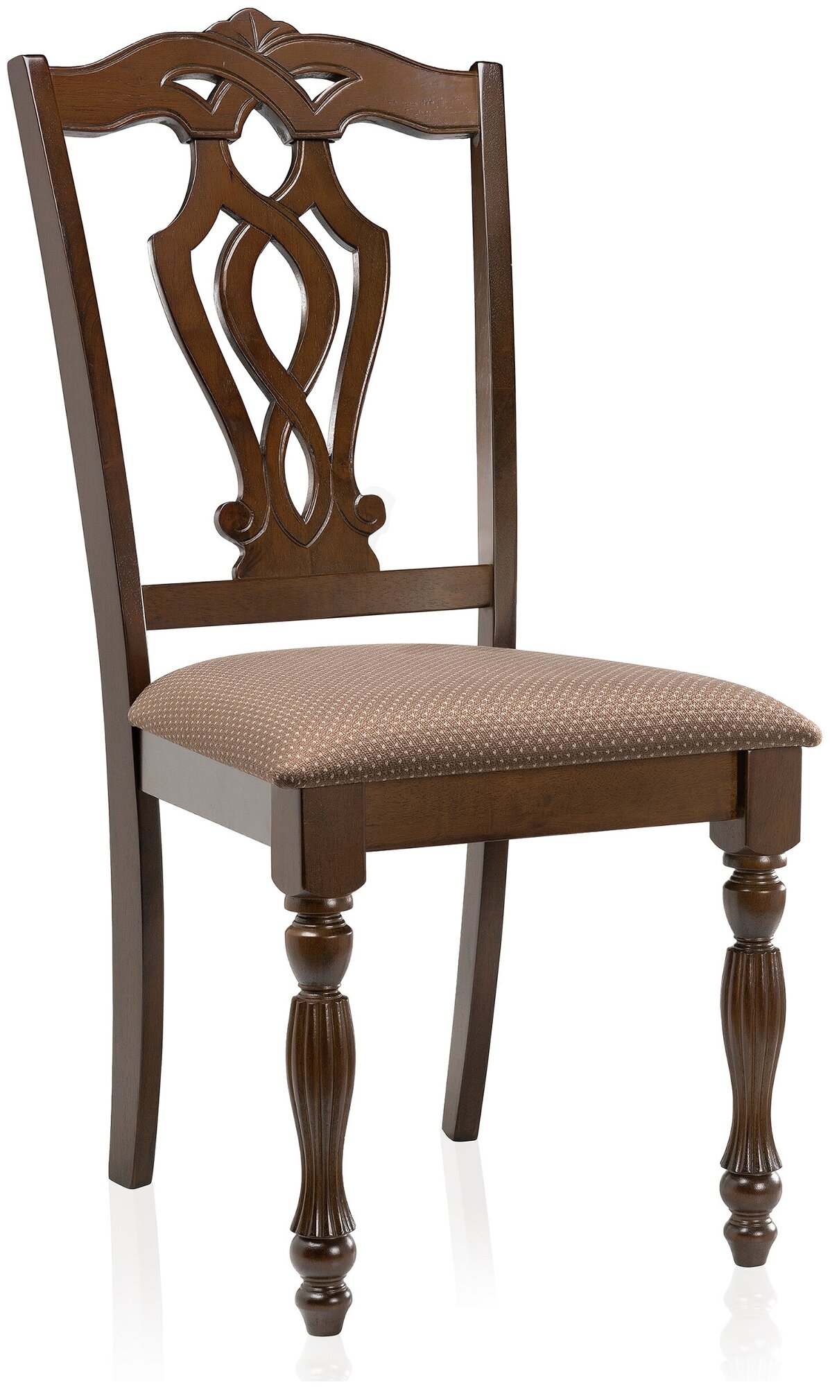 Деревянный стул Woodville Vastra cappuccino / brown