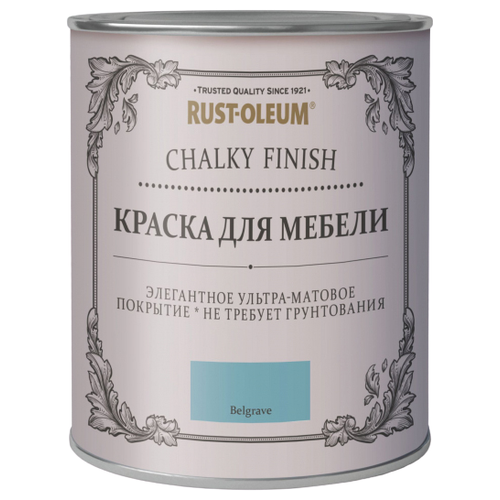Краска акриловая Rust-Oleum Chalky Finish Furniture Paint матовая белгравия 1.32 кг
