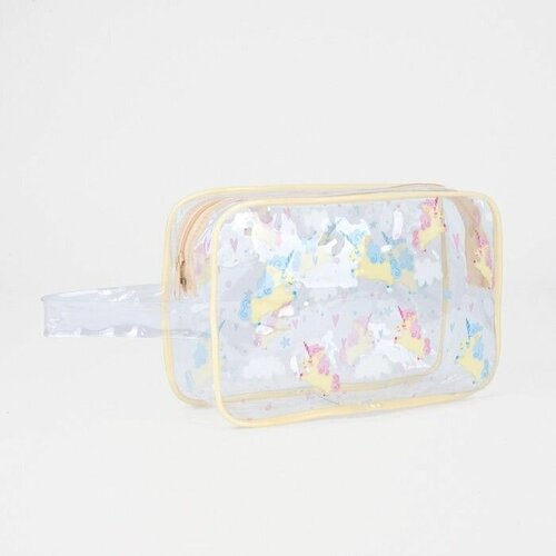 фото Косметичка 12.5х12.5, бежевый нет бренда