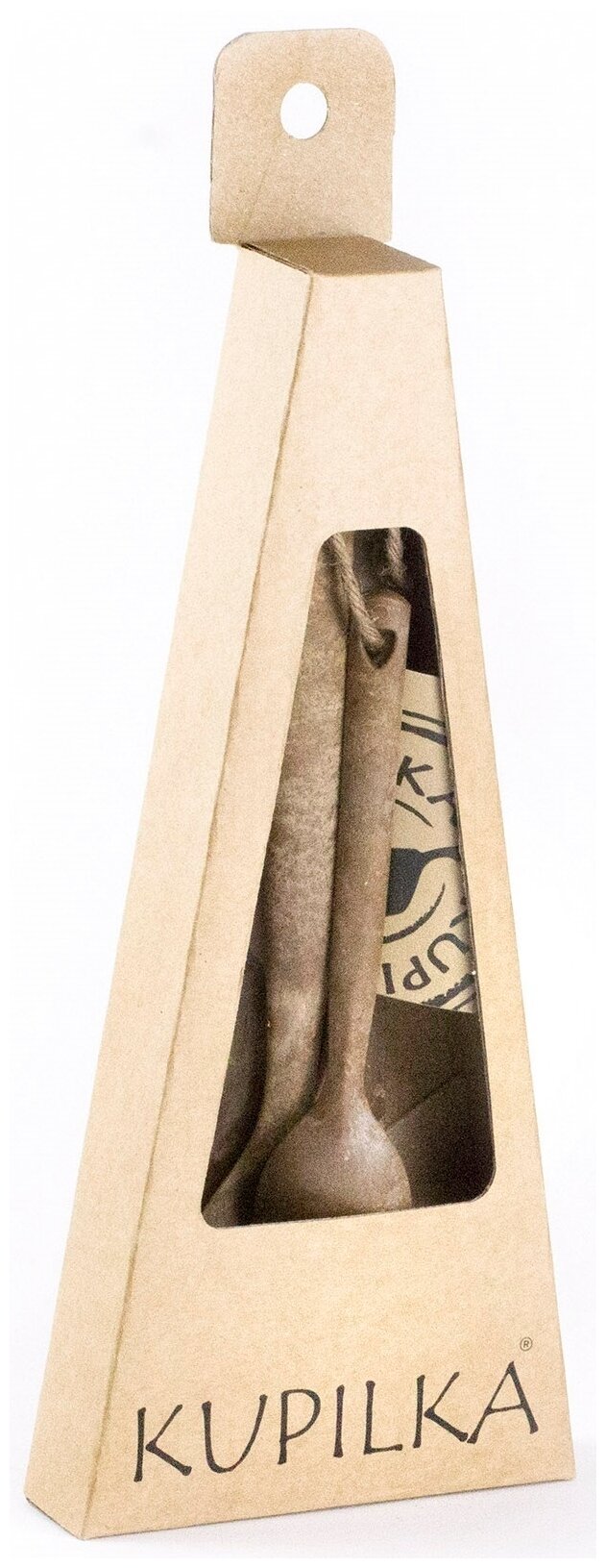 Набор столовых приборов KUPILKA CUTLERY (в подарочной упаковке), коричневый