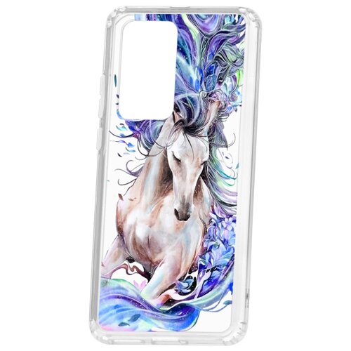 фото Чехол-накладка huawei p40 pro kruche print грация