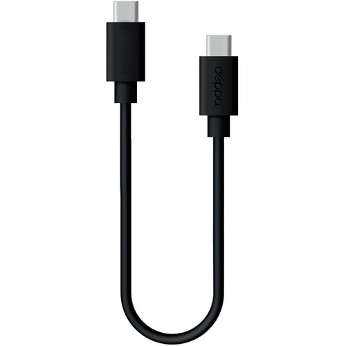 Дата-кабель Deppa USB-C (1,2 м, 3 А, 480 Мбит/с; поддержка PD) (Чёрный / Black)
