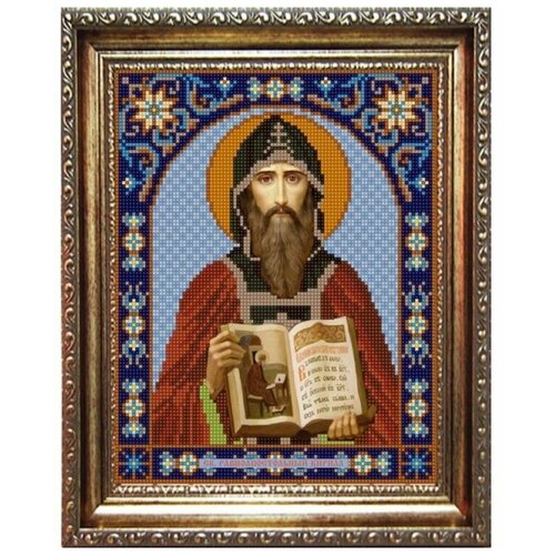 Рисунок на ткани Конёк Св. Кирилл, 20x25 см рисунок на ткани конёк св марина 15x18 см