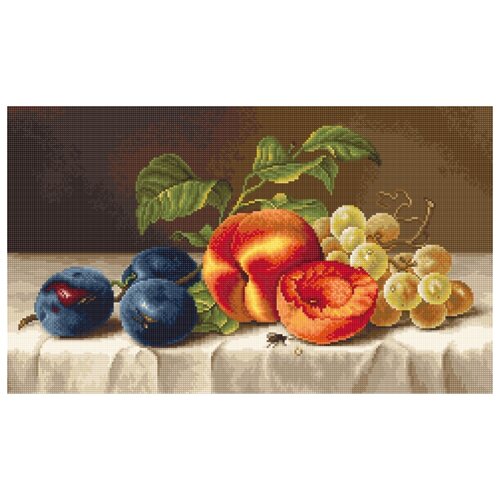 фото Набор для вышивания крестом luca-s "натюрморт", 39x23 см, арт. b592