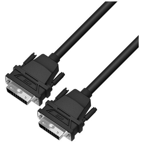 Кабель GCR 1.5 метра DVI-D, черный, DVI/DVI, 25M/25M (7752533)