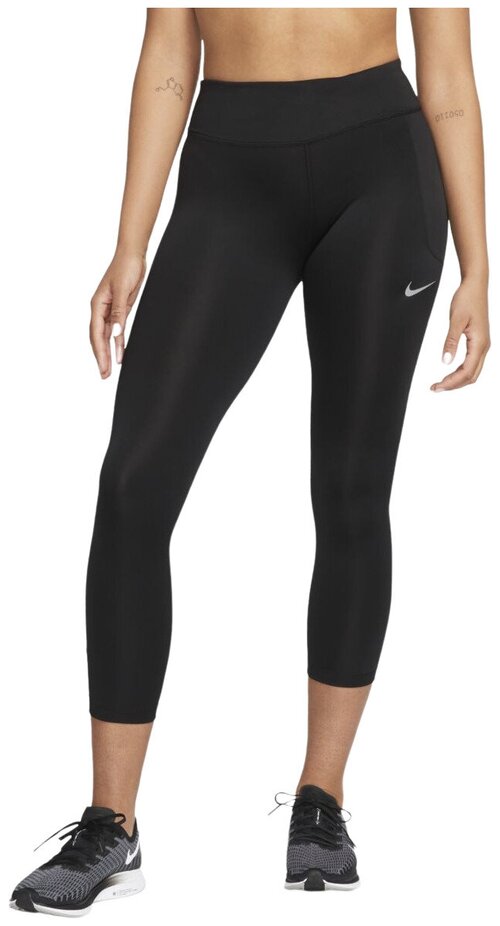 Тайтсы Nike W NK FAST CROP MR NFS Женщины DB4380-010 XS