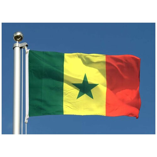 Флаг Сенегала 90х135 см