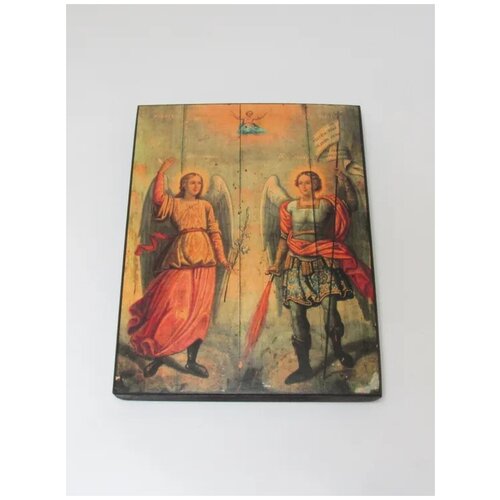 Икона Архангелы Михаил и Гавриил, размер 30x40