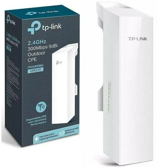 Wi-Fi точка доступа TP-LINK CPE210, белый