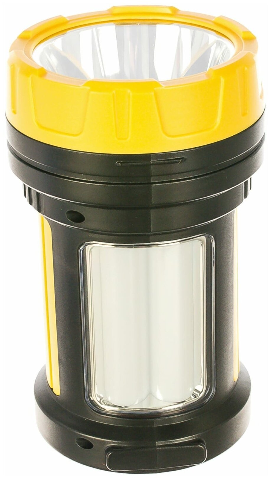 Фонарь светодиодный аккум. 5W LED 3 режима бок. панель 10Вт зарядное устройство 220/12В KOCAc2005W_Ex КОСМОС - фото №2