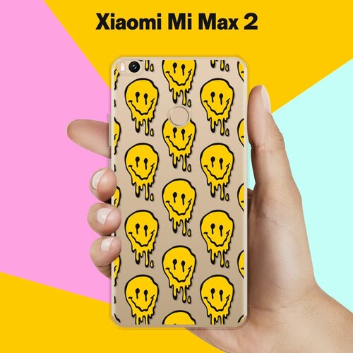 Силиконовый чехол на Xiaomi Mi Max 2 Смайлы / для Сяоми Ми Макс 2