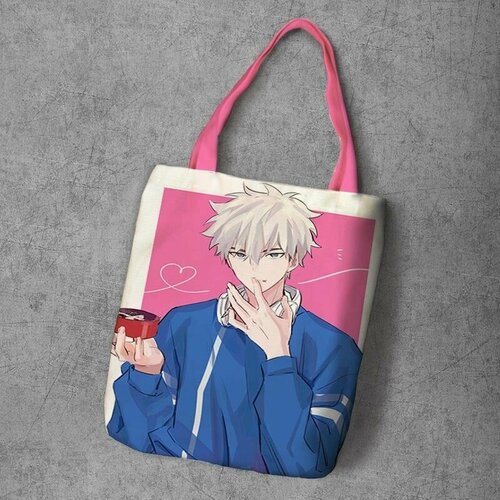 фото Сумка шоппер anime dakimakura, фактура рельефная, мультиколор