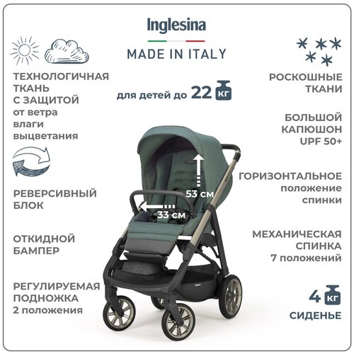 Прогулочная коляска Inglesina Aptica Neptune greyish