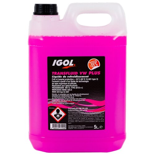 Антифриз/Охлаждающая жидкость IGOL TRANSFLUID VW PLUS -35°C (5L)